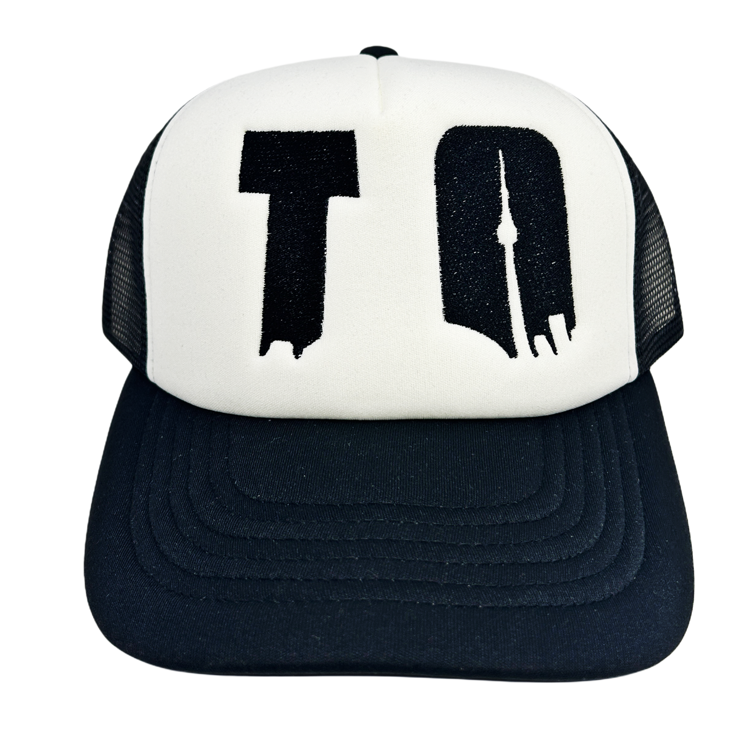 Black & White TO Foam Trucker