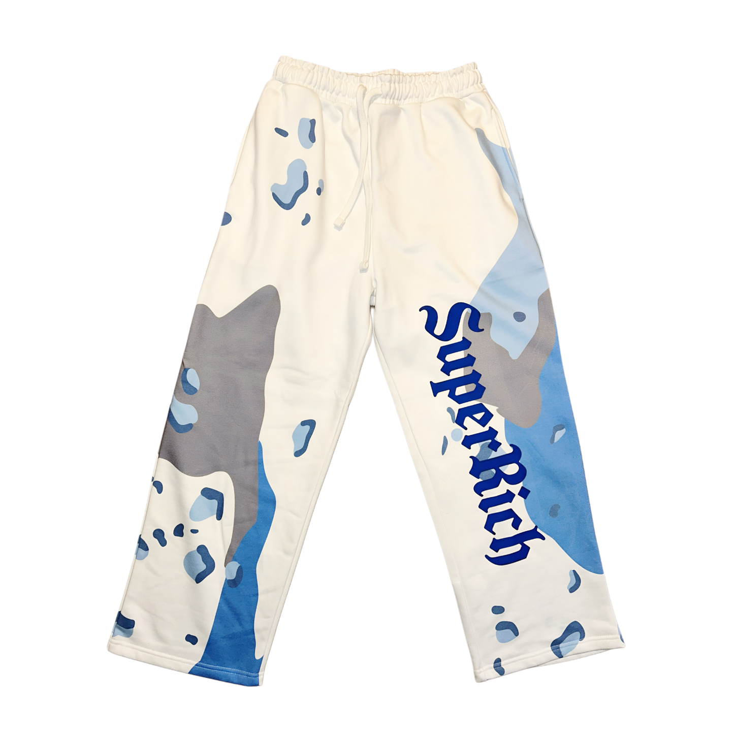 SupeRich Blue & White Camo Set