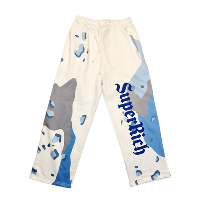 SupeRich Blue & White Camo Set