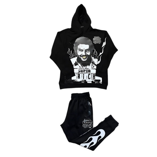 SuperRich Pablo Pullover hoodie & Regular  Trackpants set