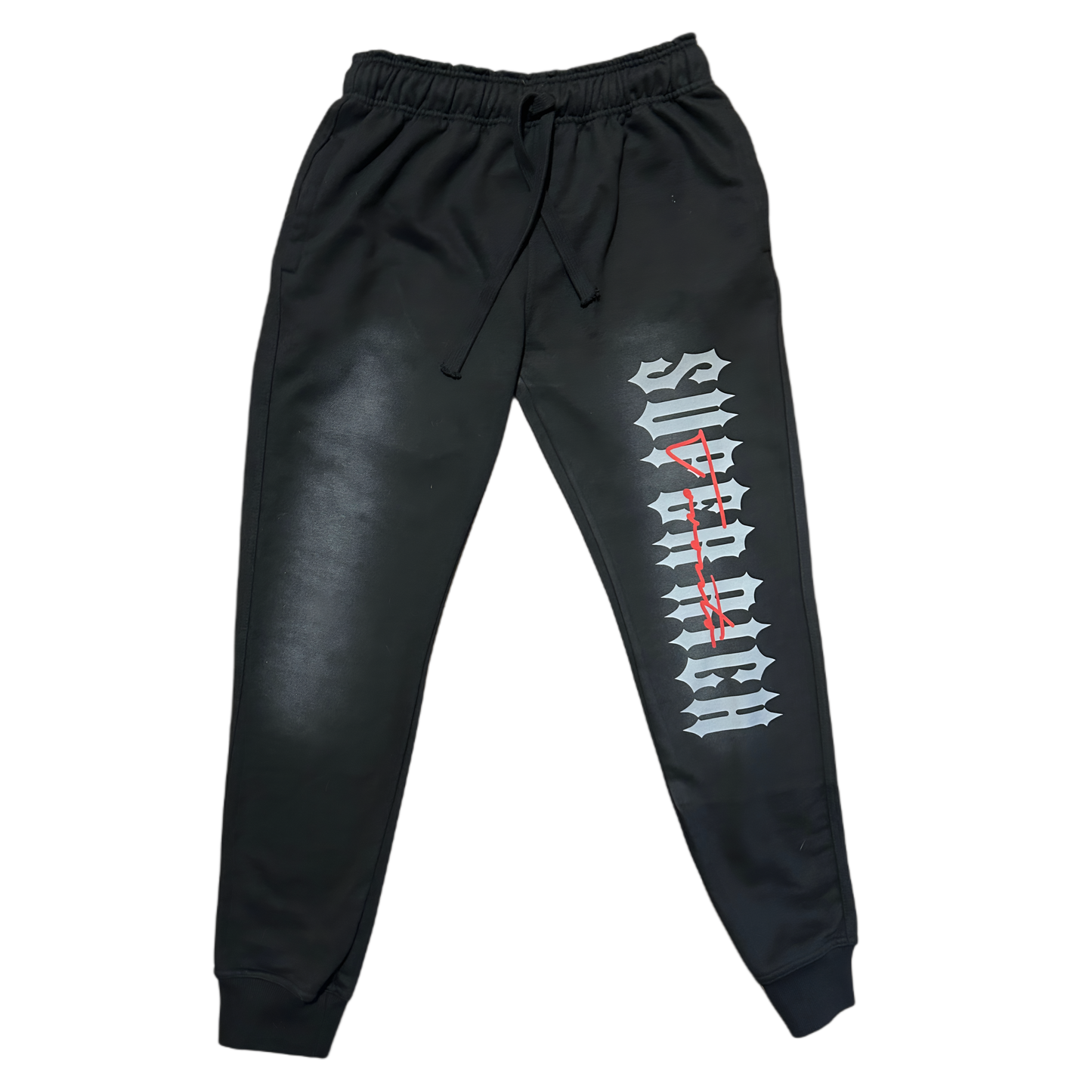 SuperRich Toronto Black Sunfade Zip Up Hoodie & Regular Trackpants set