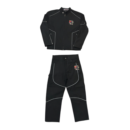 3M Reflective Biker Style Jacket & Pants Set