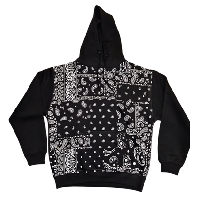 Black Paisley Print , Flare Pants Set