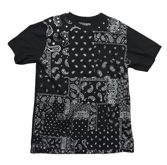 Black Paisley Tee